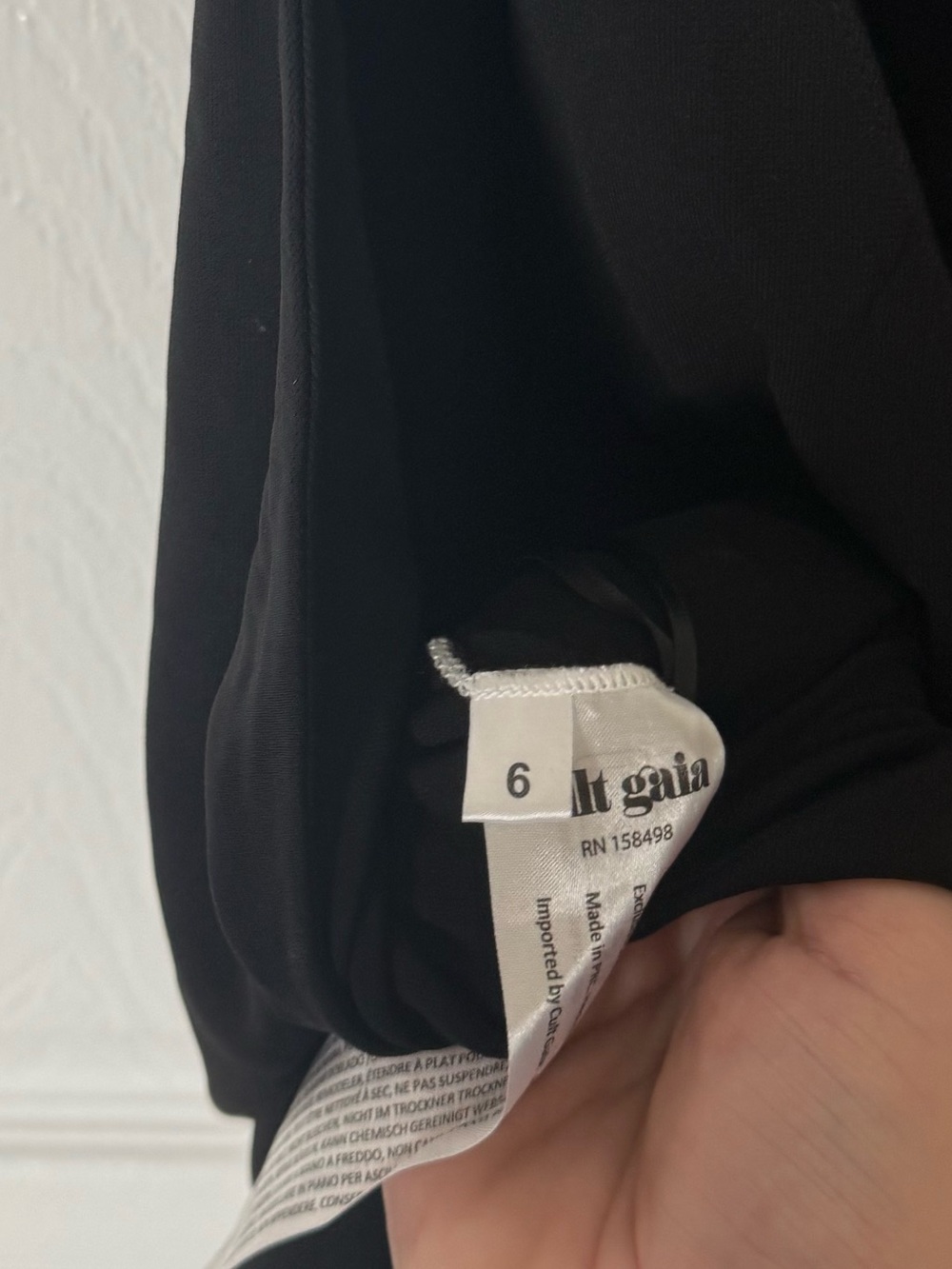 Cult Gaia Sutton Dress in Black 6 - Picture 10 of 10